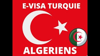 EVISA TURQUIE  تاشيرة تركيا الالكترونية  visa turquie algerie  عاجل عاجل عاجل [upl. by Abel464]