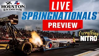 2022 NHRA SpringNationals LIVE Preview  Houston Raceway Park  Everything NITRO [upl. by Petes705]