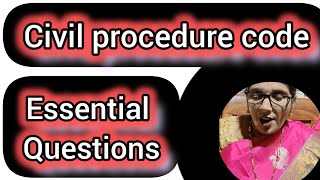 most expected questions in CPCcivil procedure codeLLB students [upl. by Erina448]