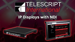 Telescripts IP Prompter Monitors Can Decode FULL NDI and NDIHX [upl. by Pooi486]