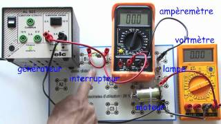 cours 1S physique ch 8 comment réaliser un circuit electrique en travaux pratiques [upl. by Sylera]