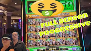 Progressive Win on Pyramid Progressives Slot Machine Max Bet [upl. by Assiral]