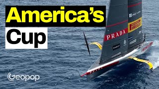 Come fanno Luna Rossa e le barche dell’America’s Cup a volare La tecnologia dei foil negli AC75 [upl. by Ettennaj]