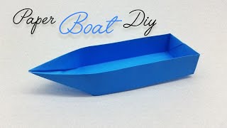 How to Make A Paper Boat That FloatsOrigami Boat TutorialKids CraftPaper Folding Toyscraft [upl. by Einwahr719]