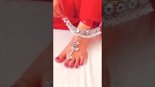 Silver payal design silverpayal silverpayaldesign shortsvideo [upl. by Aneliram]