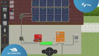 Simulador de Instalación de Paneles Fotovoltaicos [upl. by Merrick]