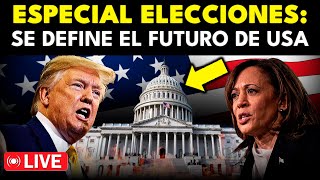 ¿QUIÉN GANARÁ TRUMP O KAMALA  ESPECIAL ELECCIONES 🔴 [upl. by Ramona]