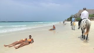 Nungwi Beach Walk Zanzibar Island Tanzania shortvideo [upl. by Ecnaled]