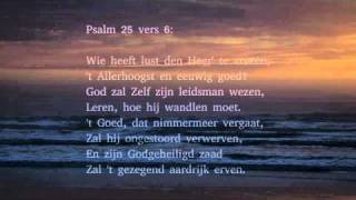 Psalm 25 vers 2 6 en 10  Heer ai maak mij Uwe wegen [upl. by Erdnaek936]