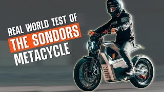 Unleashing the Power Real World Test of the Electric Sondors Metarcycle fastreviews [upl. by Arhna]