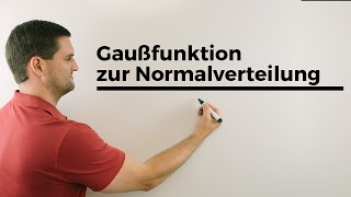 Gaussfunktion bauen zur Normalverteilung GaußVerteilung Herleitung Mathe by Daniel Jung [upl. by Palla285]