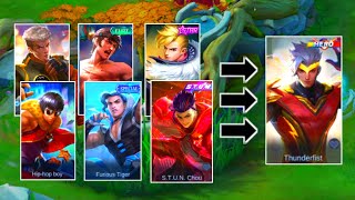 Chou Hero Skin Script No Password  Chou Thunderfist Skin Script  Mobile Legends [upl. by Gerty938]