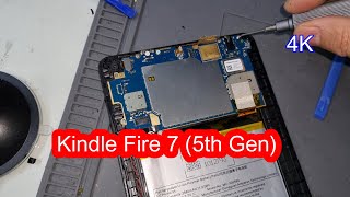 Kindle Fire 7 5th Generation Digitiser LCD Replacement Full Video 4K [upl. by Ahsemaj]