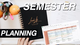 How I Set Up My Semester for Success  plan  schedule [upl. by Allemat633]