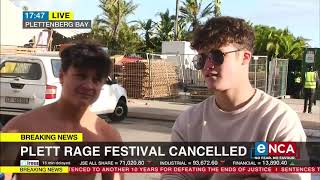 Plett Rage festival cancelled [upl. by Joanne657]