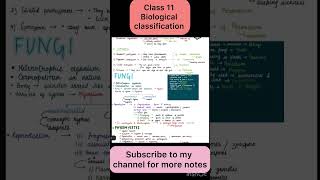 Biological Classification 🦠 Class 11 Short notesNeet biology zoology  botany one shot [upl. by Inga]