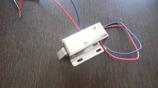 Actuator Lock Cabinet Lock Solenoid Lock Cash Drawer Lock Electrical Lock Working Demo [upl. by Orpheus]