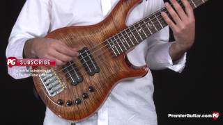 Review Demo  PRS Guitars Grainger 5String Bass [upl. by Ydaj855]