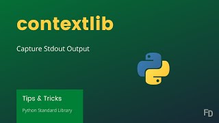 How to Capture What Is Written to stdout in Python [upl. by Annawt]