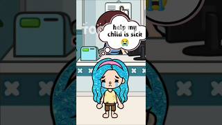 Poor mother begs for help for her sick daughter😥 but🥹💞 tocaboca tocalifeworld fyp shorts [upl. by Ennairak]