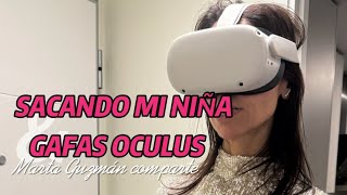 Probando OCULUS las gafas de realidad virtual de Meta Quest Me enseña un chico de 12 años [upl. by Nairdna]