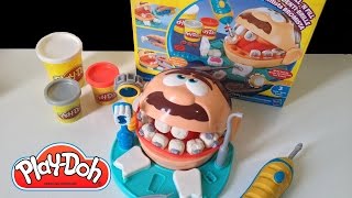 Dentista PlayDoh Brincando de Massinha Doctor Dentist Drill N Fill Playset [upl. by Giles]