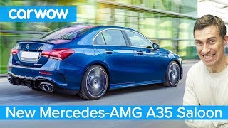 New MercedesAMG A35 Saloon Sedan 2020  see why its the ultimate small posh performance car [upl. by Adnahcir]