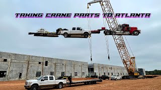 NON CDL hotshot crane parts to atlanta with my F250 superduty using uship and Truckstop for loads [upl. by Atinnod]