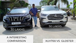 Mahindra XUV700 AX7L VS MG Gloster Savvy Comparison  Surprising Results  ADAS  Features  Looks [upl. by Tracay]