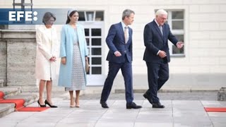 El presidente alemán recibe a los reyes de Dinamarca y otros jefes de Estado nórdicos [upl. by Ophelie937]