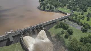 North Pine Dam Flood Release Second Day [upl. by Foy733]