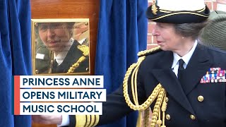 Princess Royal unveils new military music school at former prison [upl. by Akerdal]