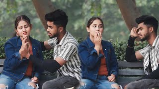 Cigarette Prank On Boyfriend 😱 Gone Wrong  Ft Anubhav raj  Official Kinjal [upl. by Ettezzus344]