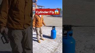 Cylinder Flying Experiment 😱 shortsfeed new shortvideos tech unique innovation gadgets diy [upl. by Gardel]