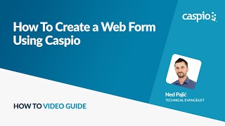 Creating a Web Form Using Caspio [upl. by Nhoj693]