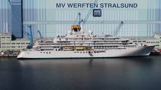 CRYSTAL ENDEAVOR  MV Shipyard Stralsund  30032021 [upl. by Kenay]