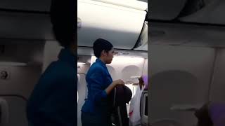 Pramugari Garuda Indonesia Sapa Penumpang [upl. by Kolnos401]