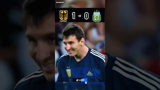 Argentina vs Germany 2014  World Cup Final  Lionel Messi facts football [upl. by Devehcoy407]