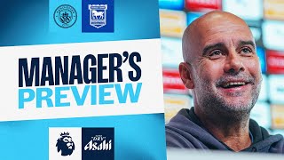 Pep Guardiola’s City v Ipswich press conference  Premier League [upl. by Olbap327]