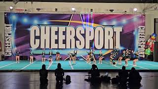 Capital Cheer All Stars Bravo L3 Jr Sm at CHEERSPORT Fredericksburg Classic 2023 [upl. by Noiram]