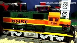 LEGO TRAINS Burlington Northern Santa Fe 10133 [upl. by Eilrak]