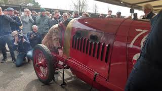 The Beast of Turin Fiat S76 Startup and flaming exhausts [upl. by Anreval182]