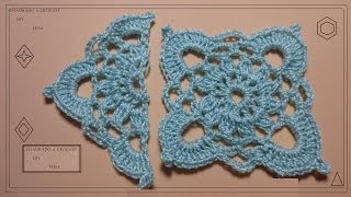 Aplique geométrico Crochet [upl. by Nnailuj]