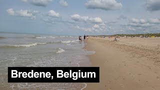 Bredene beach Belgium 21 August 2021 4K [upl. by Yart]