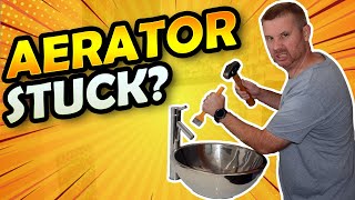 Replacing a Faucet Aeratorthat’s stuck [upl. by Terzas]