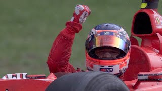 Rubens Barrichello first victory  Last lap and post race interview [upl. by Niffirg672]