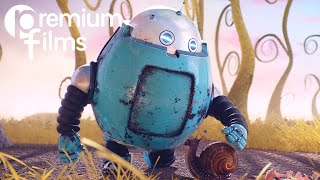 Robot overcomes its fears to help others  Animated short film quotThe Robot and the Whalequot [upl. by Davey]