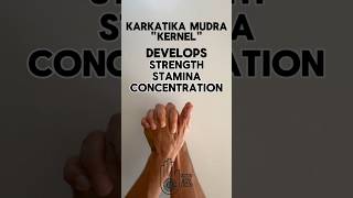 Karkatika Mudra  quotKernelquot  Hand Gesture [upl. by Jemima]