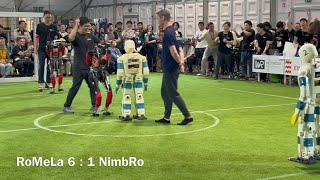 RoboCup 2024 Team RoMeLa Finals Humanoid AdultSize LeagueRoboCup 2024 Finals [upl. by Shannen]