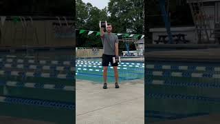 Backstroke Pull Exercise  Alternating Front Raise [upl. by Penney]